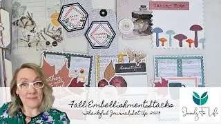 Autumn Days | Make fall embellishment stacks with me!