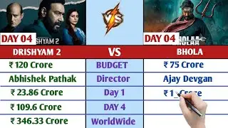 Bhola Vs Drishyam 2 box office collection Day 4 | Bhola Vs Drishyam 2 Comparison