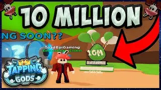 Spending 10 Seconds Hatching Secrets To Celebrate the 🎉10M EGG🎉 Tapping Gods (Roblox)