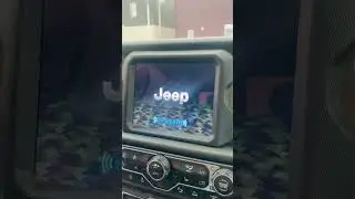 Jeep NAVIGATION SCREEN WITH WIFI #asmr #satisfying #shorts #asmrsounds #satisfied #jeepgladiator