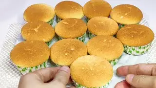 BASIC SOFT AND FLUFFY CHIFFON CUPCAKES RECIPE | SPONGE CUPCAKES RECIPE | BEST CHIFFON CUPCAKES!