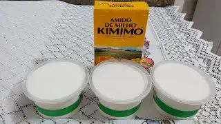 Como fazer pasta de coco e Amido de Milho para alumínios e Inox