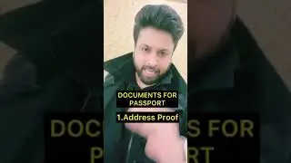Documents required for Passport