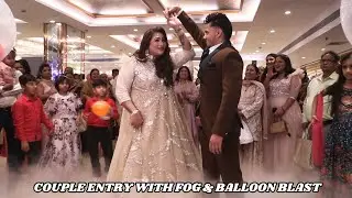💑 Couple Entry with Fog & Balloon Blast