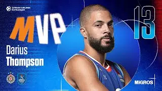 MVP Darius Thompson / 30. Hafta: Partizan 65 - 97 Anadolu Efes
