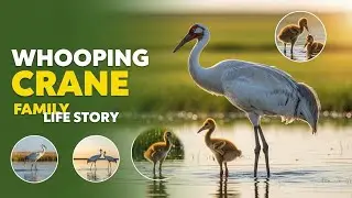 Whooping Crane Family Life Story | Day with Birds