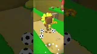 Play football - Super Bear Adventure #superbearadventure #bear #shorts #roblox #minecraft