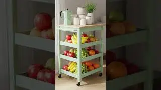 Mint Green Cozy Kitchen 🌿 | Aesthetic Home Decor Ideas 2025  #shorts