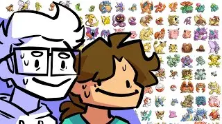Reluctantly drawing 151 Pokémon w/ @DeepBlueInk