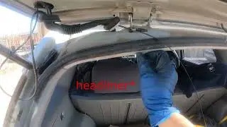 Установка камеры заднего вида на Toyota Matrix 2004 года выпуска