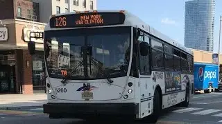 NJT: #5264 Route 126 to NY VIA Clinton | NABI 416.15-40SFW