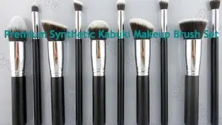Premium Synthetic Brush Set from Ebay