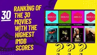 Top 30 Movies of All Time According to IMDB Ratings | Cinema Classics!
