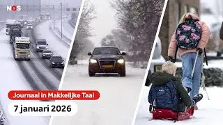 Overlast door sneeuw, code oranje: maar toch de weg op voor het werk, veel sneeuwpret