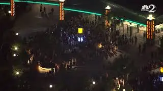 Chopper 2: Early morning aerial view of Universal Epic Universe opening day