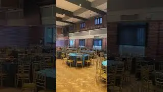 Gold Chiavari Chair Rentals In Durham At The Durham Armory | Durham Event Rentals