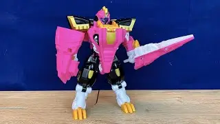 Cat + Power Ranger + Robot Crocodile = Miniforce Animaltron Lucy & Croker