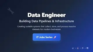 Data Engineer: Build Pipelines & Infrastructure (IT Jobs)
