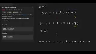 LeetCode 214.Shortest Palindrome Solution