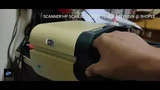 SCANNER HP SCANJET N6350 TEST TANPA TRAY INPUT