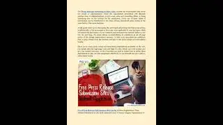 Free Press Release Submission Sites List 2021