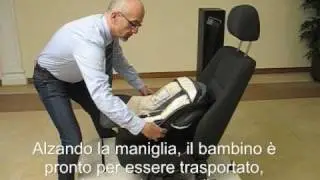 Installazione contromarcia di un seggiolino universale di gruppo 0+ non Isofix
