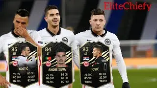 FIFA 21 ANDRE SILVA LUKA JOVIC AND KOSTIC PLAYER REVIEW BEST TRIO IN THE GAME!!!!