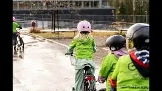 Gr&oslash;nn Sykkelskole 2021 p&aring; Asak skole, Viken.