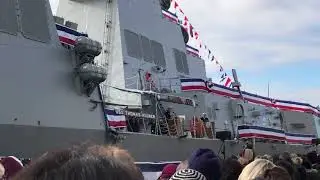 General Dunford Speaks - USS Thomas Hudner (DDG 116)