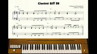 Clavinet riff 38 from the book &ldquo;100 Ultimate Soul, Funk and Rock Clavinet Riffs&rdquo;