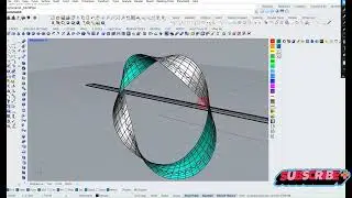 Twisted Jali Bangle in Rhino | Orient on surface Command | Rhino tutorial | create jali in rhino