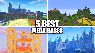 5 BEST Minecraft MEGA BASES Ever Built! (BEST Survival Mega Base) |  Minecraft MEGA BASES |