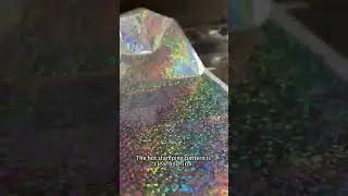 Silver hogographic foil #holographic #art #coldfoil #foilprint#hotfoil#heattransferfoil#securityfoil