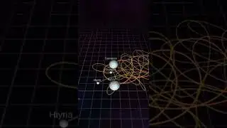 Binary planet system with one moon orbiting each planet #space #planet #moon #star #galaxy #gaming