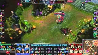 [Worlds 2014] FNC vs OMG Game-winning clash