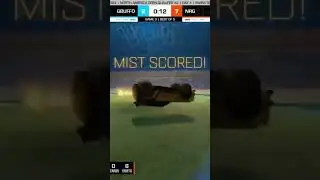 MIST HITS AN INSANE SIDE WALL DOUBLE TAP IN RLCS  #rocketleague#rocketleagueclips #rl #rlcs #shorts