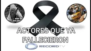 ACTORES DE NOVELAS B&Iacute;BLICAS QUE YA FALLECIERON