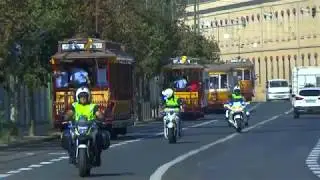 Desfile de eléctricos do Museu da Carris 16 Set 2018