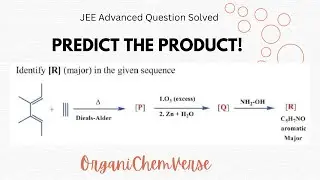 Diels -Alder, Ozonolysis and aldoxime formation! #carbonylcompounds #jeeadvanced #ozonolysis #neet