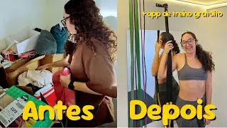 transformei meu quarto em uma academia completa (gastando pouco!)