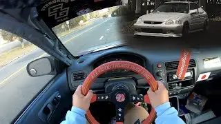 70 HORSEPOWER 2000 HONDA CIVIC POV DRIVE | VLOG | CASUAL DRIVE