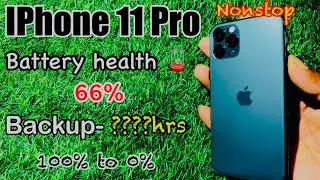 Тест резервного аккумулятора iPhone 11 Pro | Состояние аккумулятора 66% | Тест аккумулятора iPhon...