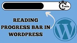 How to Add a Reading Progress Bar Tutorial in 2024