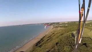 Small test flight from St. Pabu (Erquy, FR) with a feiyu tech WG on my helmet.