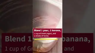 Pear Pleaser: Weight Loss Smoothie Recipe