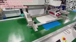 Shopping bag, automatic silk screen printer