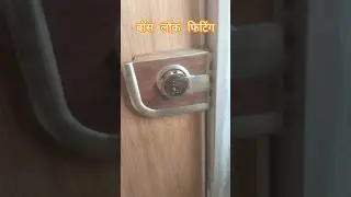 door lock fitting||Boss Lock 4 Lever Modal  Locks||#home#doors #lock#woodworking#furniture #diy