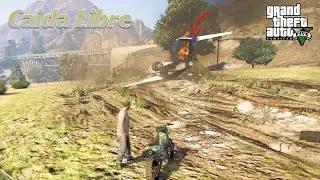 GTA 5 Enhanced &ndash; Caida Libre Mission | Michael Snipes Jet & Trevor Chase | No Commentary