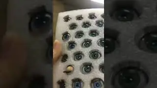 Metal Movable Doll Eyes with eyelash