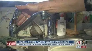 Small Kansas town experiencing water problems
